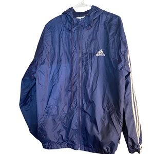 Adidas mens’s hoodie windbreaker - size L